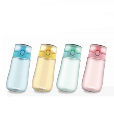 Hot Sale 450ml fashion clear plastic drinking water bottle